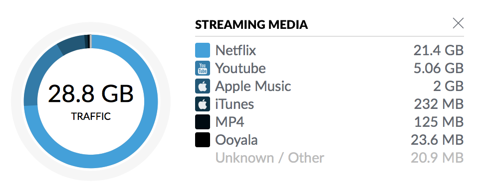 Network Streaming Traffic Analysis