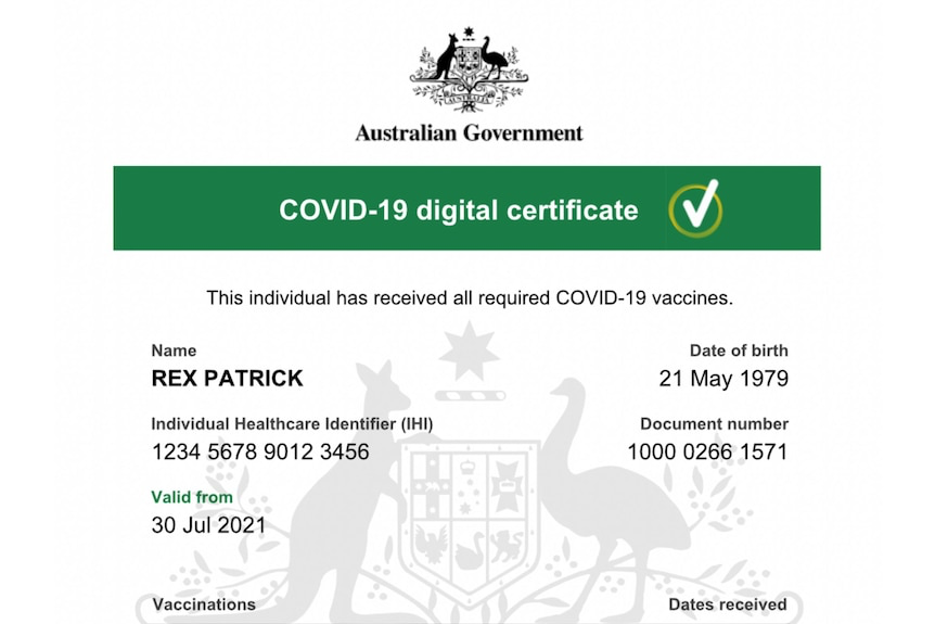 Forging a COVID-19 vaccination certificate is child's play